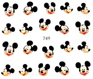 Naklejki wodne na paznokcie - nr 749 - Ozdoby do paznokci - miniaturka - grafika 1