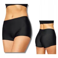 Stroje kąpielowe - Szorty Kapielowy Dol Do Bikini Spodnki Damskie Basen Sportowe 56 Czarny - miniaturka - grafika 1