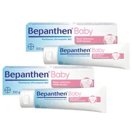 Kremy dla dzieci - Zestaw Bepanthen Baby, maść ochronna przeciw odparzeniom pieluszkowym dla niemowląt, 2 x 100 g - miniaturka - grafika 1