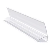 Listwy i profile - F-profil 3000mm bezbarwny do poliwęglanu 4-6mm - miniaturka - grafika 1