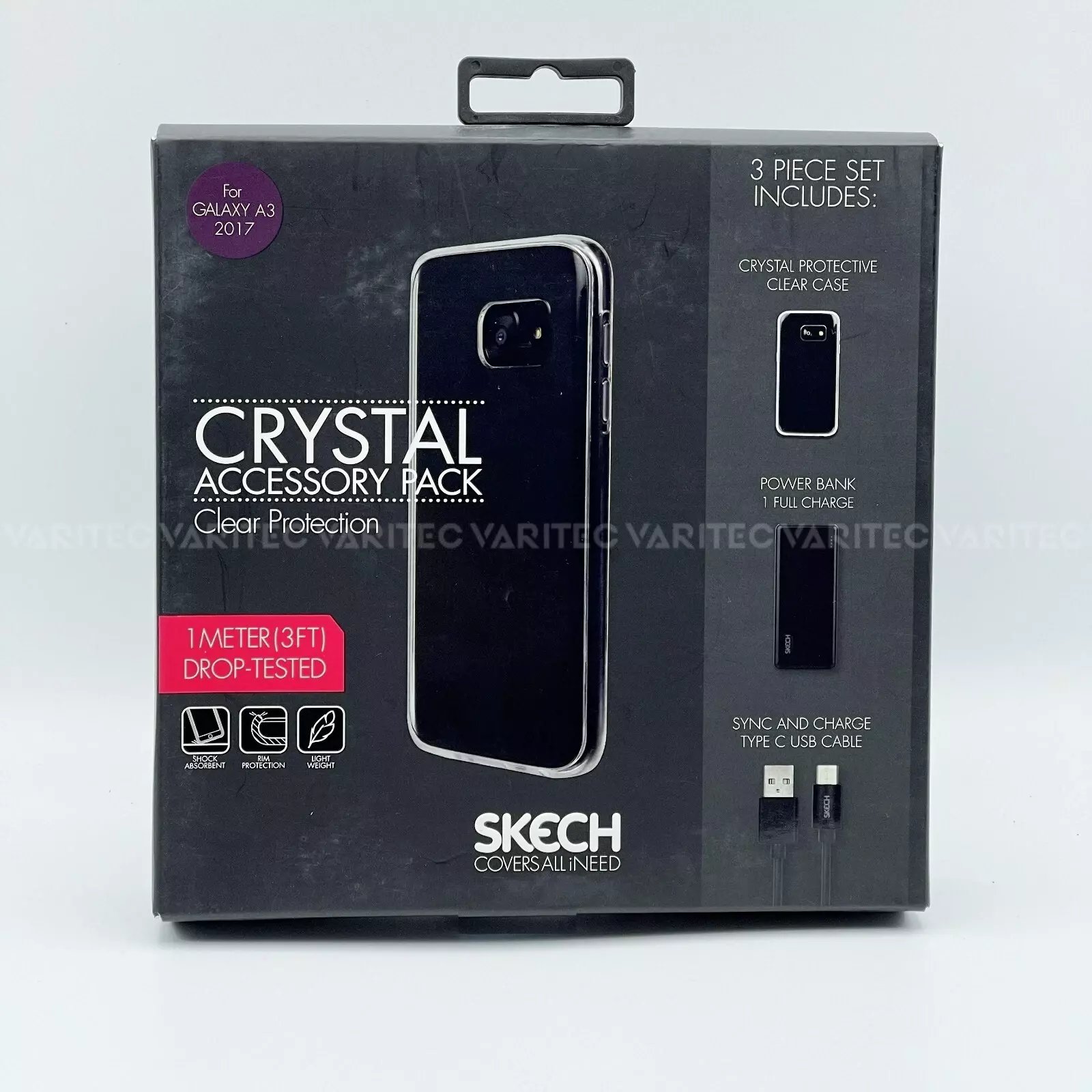 Skech SKECH Crystal Zestaw Akcesoriów Samsung Galaxy A3 2017