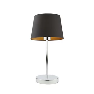 LYSNE, lampka nocna SIENA GOLD, czarny ze złotym wnętrzem - Lampy stojące - miniaturka - grafika 1