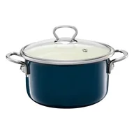 Garnki - Garnek emaliowany okuwany Plus 16 cm EMALIA OLKUSZ - miniaturka - grafika 1