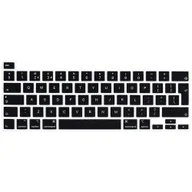 Klawiatury do laptopów - Keyguard Osłona Na Klawiaturę Macbook Pro 16/ Pro 13 A2251/A2289/A2338 (Eu) (Black) - miniaturka - grafika 1