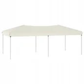 Pawilony ogrodowe - Składany namiot imprezowy, kremowy, 3x6 m - miniaturka - grafika 1