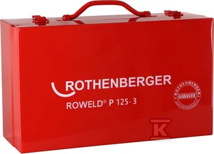Zgrzewarka polifuzyjna ROWELD P125-3 SET (1200W) BLUE 63,75,90,110,125MM - Zgrzewarki do rur - miniaturka - grafika 1