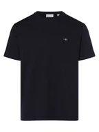 Koszulki męskie - Gant - T-shirt męski, niebieski - miniaturka - grafika 1