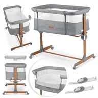 Łóżeczka i kojce - Łóżeczko dziecięce składane turystyczne niemowlęce dostawne Nukido 0-5m 9kg - miniaturka - grafika 1