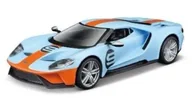 Samochody i pojazdy dla dzieci - Race 2019 Ford Gt Heritage 9 light blue BBURAGO - miniaturka - grafika 1