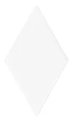 Płytki ceramiczne - Mozaika ceramiczna Rombic white 01 mat 11.5x20 cm - miniaturka - grafika 1