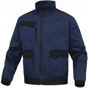 Delta Plus Bluza robocza Mach2 z poliestru i bawełny granatowo niebieskie XL M2VE3 M2VE3BMXG M2VE3BMXG - Odzież robocza - miniaturka - grafika 1