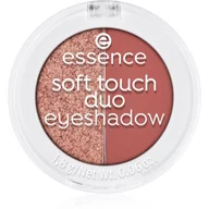 Cienie do powiek - Essence Soft Touch Duo Eyeshadow podwójny cień do powiek 01 Bronze Beauty 1,8g - miniaturka - grafika 1