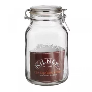 Kilner Słoik Square Clip Top 2 l 0025.513 - Pojemniki kuchenne - miniaturka - grafika 1