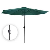 Parasole ogrodowe - Parasol Ogrodowy Duży Solidny Składany 3 M Z Korbką Regulacja Xl Zielony - miniaturka - grafika 1