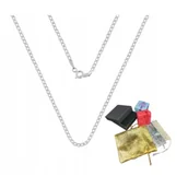 Biżuteria dla dzieci - Łańcuszek Pancerka srebro 925 Klasyczny Naszyjnik 45 cm x1.5 mm na prezent - miniaturka - grafika 1