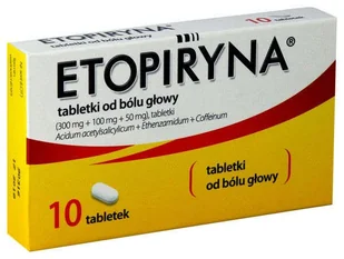 Polpharma Etopiryna 10 szt. - Przeziębienie i grypa Polpharma Etopiryna 10 szt. - Przeziębienie i grypa - miniaturka - grafika 1