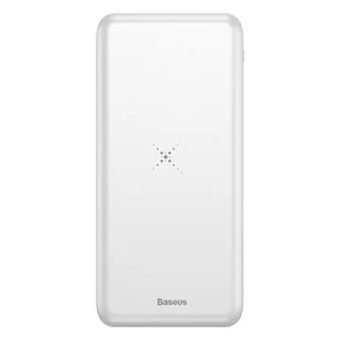 Baseus M36 Wireless Charger power bank 10000 mAh bezprzewodowa ładowarka Qi biały (PPALL-M3602) - Ładowarki do telefonów - miniaturka - grafika 2