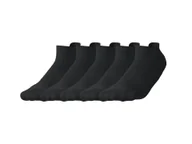 Skarpetki i podkolanówki sportowe - CRIVIT Skarpetki stopki sportowe damskie lub męskie, 5 par (Czarny, 35/36) - miniaturka - grafika 1