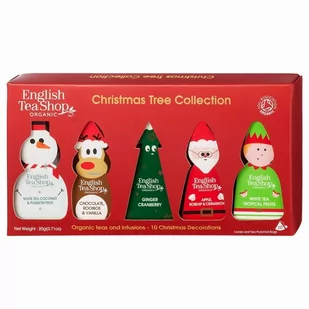 English Tea Shop XMASS - Herbata Zestaw Christmas Tea Decorations 10 piramidek - Herbata - miniaturka - grafika 2