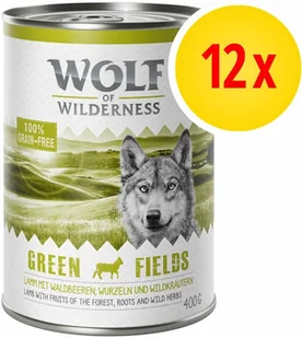 Wolf of Wilderness Zestaw of Wilderness Adult, 12 x 400 g - Oak Woods, dziczyzna - Mokra karma dla psów - miniaturka - grafika 1