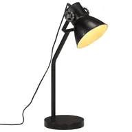 Lampy ogrodowe - vidaXL Lampa stołowa, 25 W, czarna, 17x17x60 cm, E27 - miniaturka - grafika 1