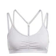 Biustonosze - adidas Kobiety Średnie wsparcie sportowe stanik, Silver Dawn, S - miniaturka - grafika 1