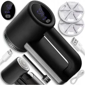 Golarki do ubrań - 2 x DUŻA MOCNA GOLARKA DO UBRAŃ 2000mAh 3xOSTRZE 5 WAT + KABEL USB-C I PĘDZ - miniaturka - grafika 1