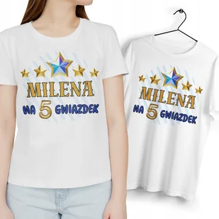 Dla Mileny T-Shirt Koszulka biała Na Prezent z Dowolnym Nadrukiem Zdjęciem - Koszulki i topy damskie - miniaturka - grafika 1