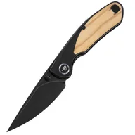 Noże - Nóż składany Bestech Lito Black Titanium / Olivewood, Black Stonewashed M390 by Ostap Hel (BT2307C) - miniaturka - grafika 1