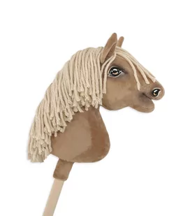 Hobby Horse Mały koń na kiju Premium - izabelowaty A4 - Maskotki i pluszaki - miniaturka - grafika 1