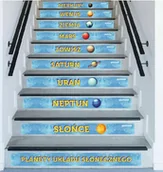 Pomoce naukowe - Naklejki na schody: Planety Układu Słonecznego - miniaturka - grafika 1