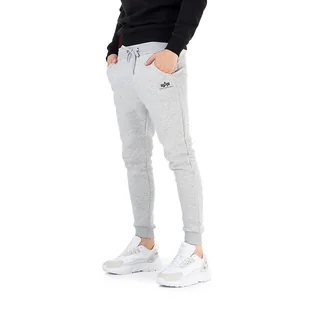 Spodnie Alpha Industries Basic Jogger SL 11637017 - szare - Spodnie sportowe męskie - miniaturka - grafika 1