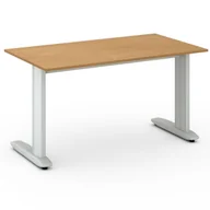 Biurka - B2B Partner Biurko Flexible 1400 x 800 mm, buk 468138 - miniaturka - grafika 1