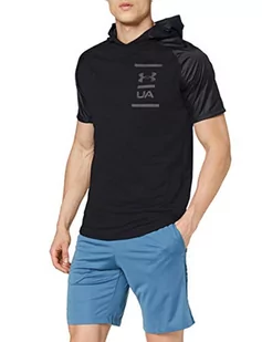 Under Armour męska bluza z kapturem Mk1 Terry Ss, czarny, xl - Bluzy męskie - miniaturka - grafika 1