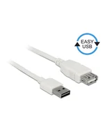 Kable komputerowe i do monitorów - Przedłużacz USB 2.0 Delock AM - AF 3m biały Easy-USB - miniaturka - grafika 1