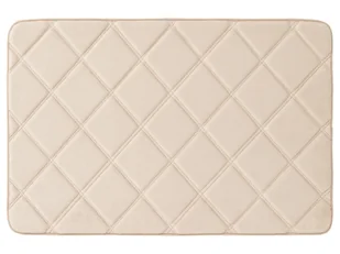 LIVARNO home Dywanik łazienkowy, 60 x 90 cm (Beżowy) - Dywaniki łazienkowe - miniaturka - grafika 1
