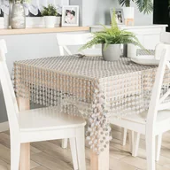 Obrusy i serwetki - Lumina Obrus gipiurowy, kolor szary 005 z lurexem, 140x220cm 061789/KSP/005/140220/1 - miniaturka - grafika 1