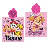 Okrycia kąpielowe dla dzieci - Ręcznik plażowy dziecięcy poncho 55x110 Psi patrol girl - miniaturka - grafika 1