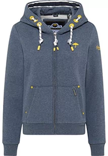 Schmuddelwedda Bluza damska 34613743 Marine Melange, XL Marine Melange, granatowy melanż - Bluzy damskie - miniaturka - grafika 1