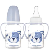 Butelki dla niemowląt - Butelka Standardowa Wąska Z Uchwytami 120 Ml Cute Animals Piesek Canpol Babies - miniaturka - grafika 1