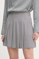 Spódnice - Tommy Hilfiger spódnica kolor szary mini rozkloszowana WW0WW43880 - miniaturka - grafika 1