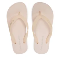 Klapki i japonki damskie - Japonki Calvin Klein Jeans Beach Sandal Flatform Logo YW0YW01092 Różowy - miniaturka - grafika 1