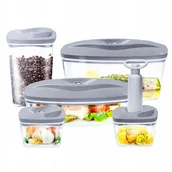 Pojemniki kuchenne - ZESTAW POJEMNIKÓW PRÓŻNIOWYCH Z POMPKĄ SEEYOO 5szt - miniaturka - grafika 1