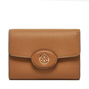 Mały Portfel Damski Tory Burch 165002 Brązowy - Portfele - miniaturka - grafika 1