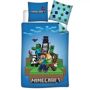 MINECRAFT CREEPER POŚCIEL KOMPLET POŚCIELI 140X200 - Pościel dla dzieci - miniaturka - grafika 1