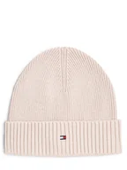 Czapki męskie - Tommy Hilfiger - Czapka męska z dodatkiem kaszmiru, beżowy - miniaturka - grafika 1