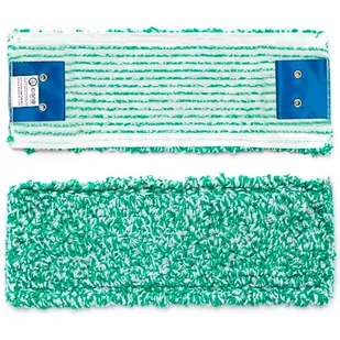 Mop typu klips z zielonej mikrofibry 50 x 17cm - Miotły, szufle, mopy - miniaturka - grafika 1