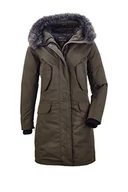 Kurtki damskie - G.I.G.A. DX Damska kurtka Stormiga Wmn Prk D Casual funkcjonalna parka z kapturem zielony zielony antracytowy 44 36341-000 - miniaturka - grafika 1