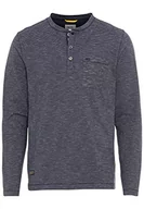 Koszulki męskie - camel active T-shirt męski 409670/8T51, niebieski (Night Blue), L - miniaturka - grafika 1