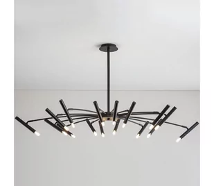 Redo 01-2777 - Żyrandol RAYEN 16xG9/10W/230V czarny - Lampy sufitowe - miniaturka - grafika 1